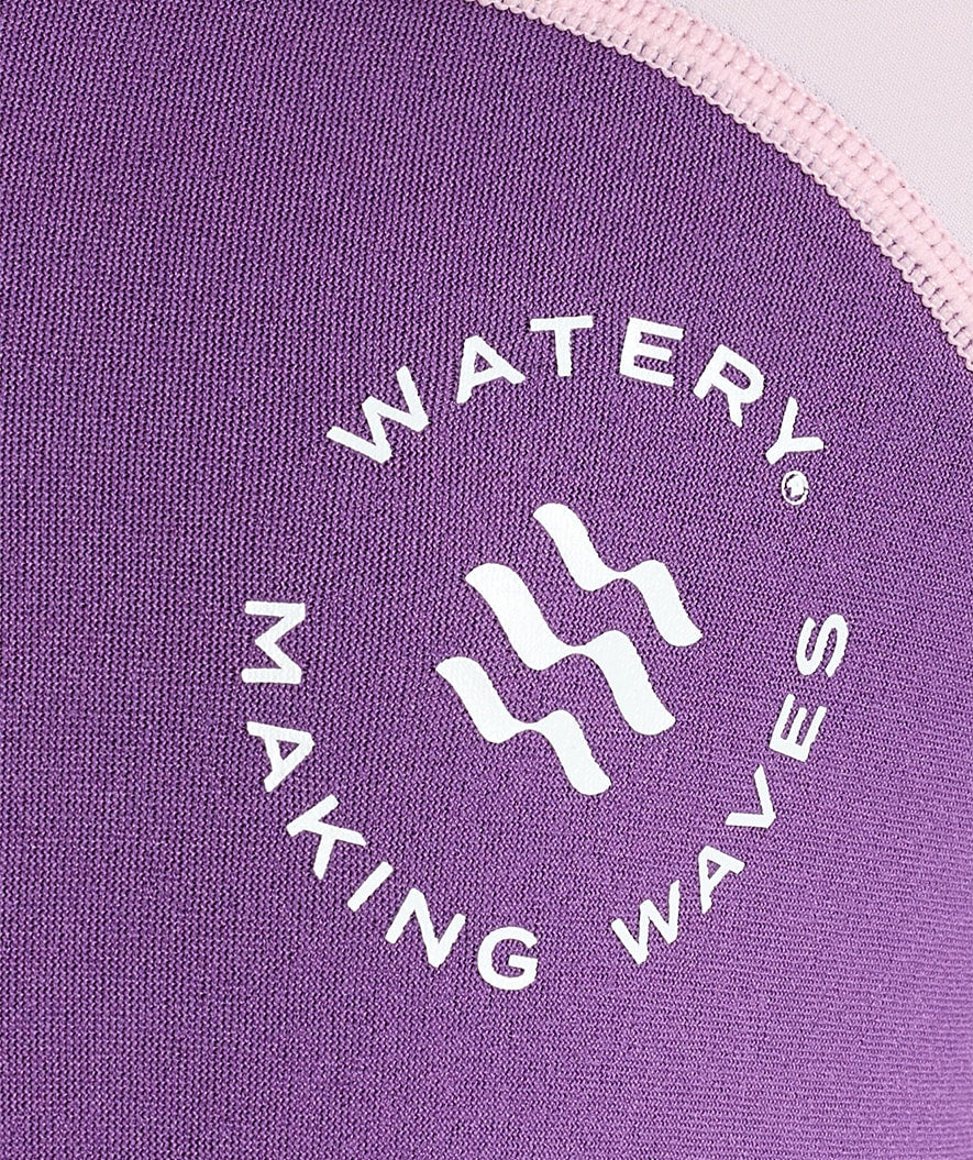 Watery UV våddragt til børn - Calypso Langærmet - Atlantic Purple