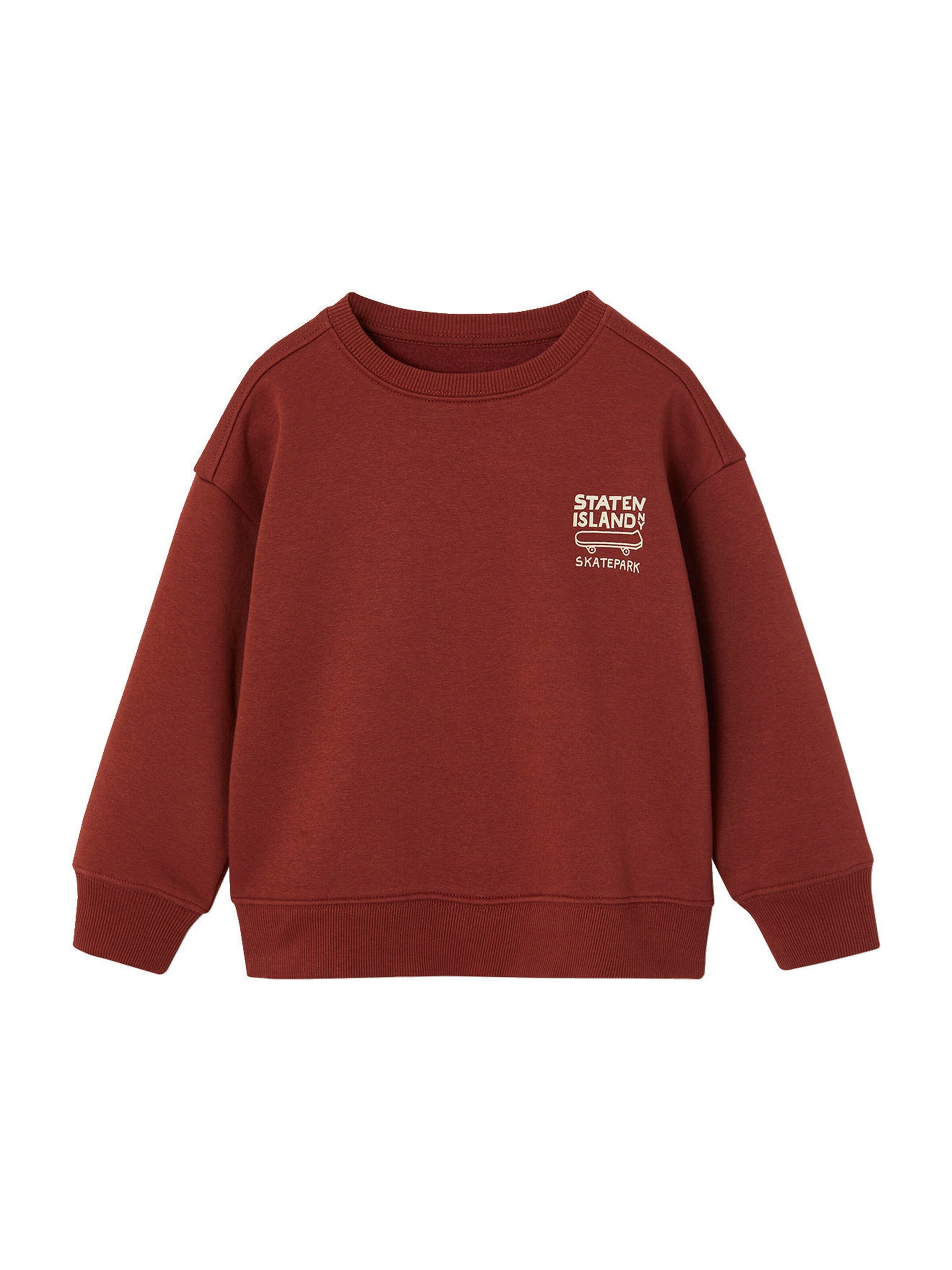 Vertbaudet Jungen Sweatshirt BASIC terrakotta