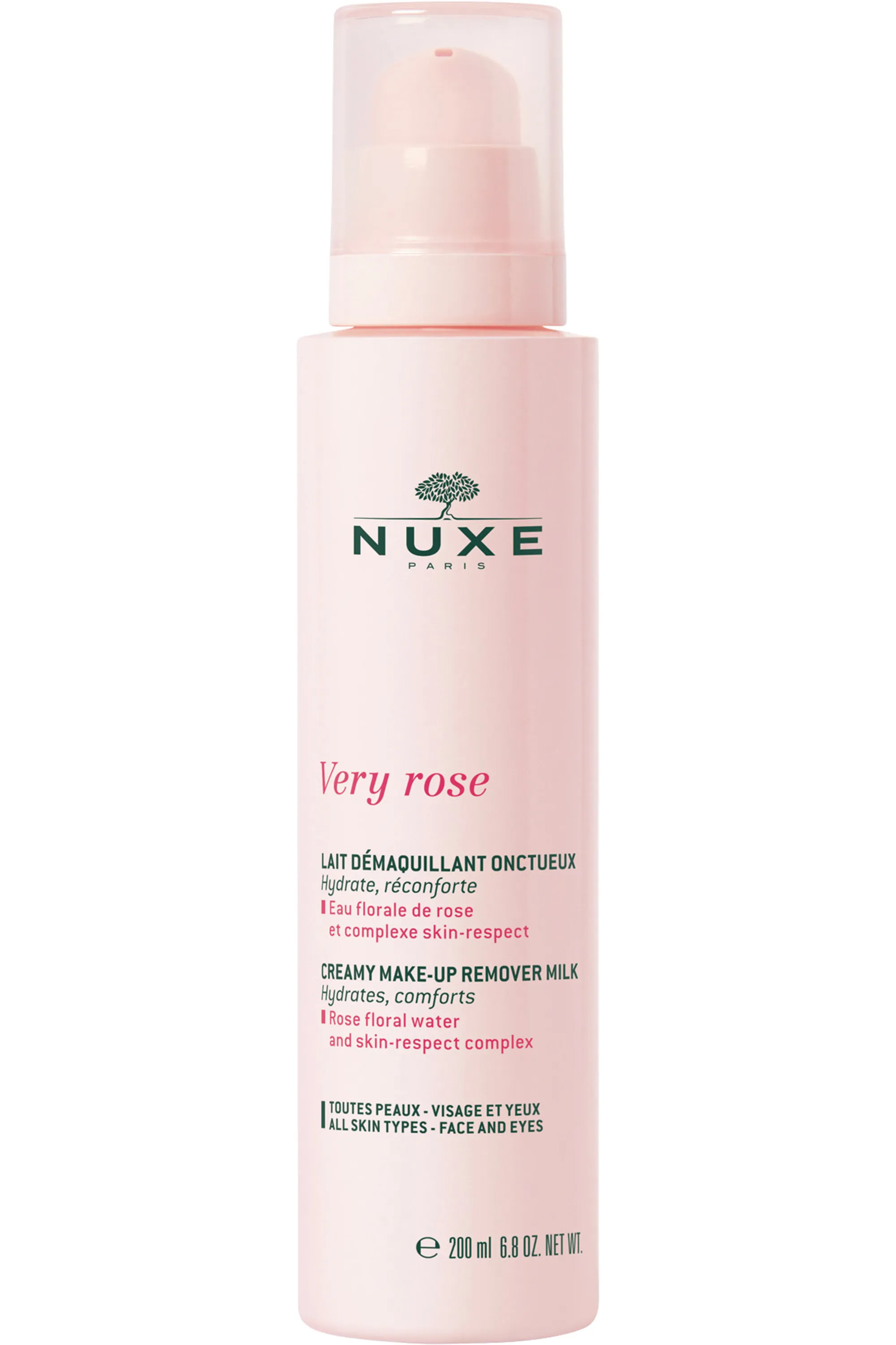 Nuxe Lait démaquillant onctueux Very Rose-200 ml