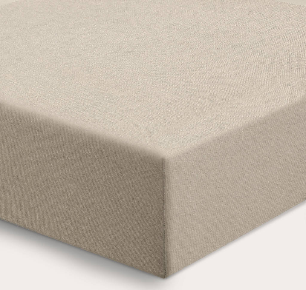 wieg hoeslaken jersey 40x80 beige