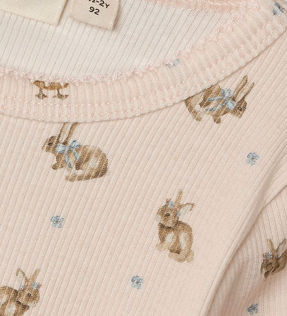Lil' Atelier Body l/ä - Rib - NbfLavo - AOP - Morganit
