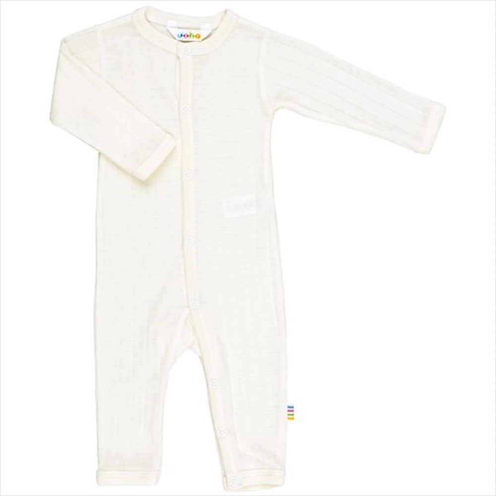 Uld/Silke Rib Nature Heldragt - Joha → Luksusbaby.dk