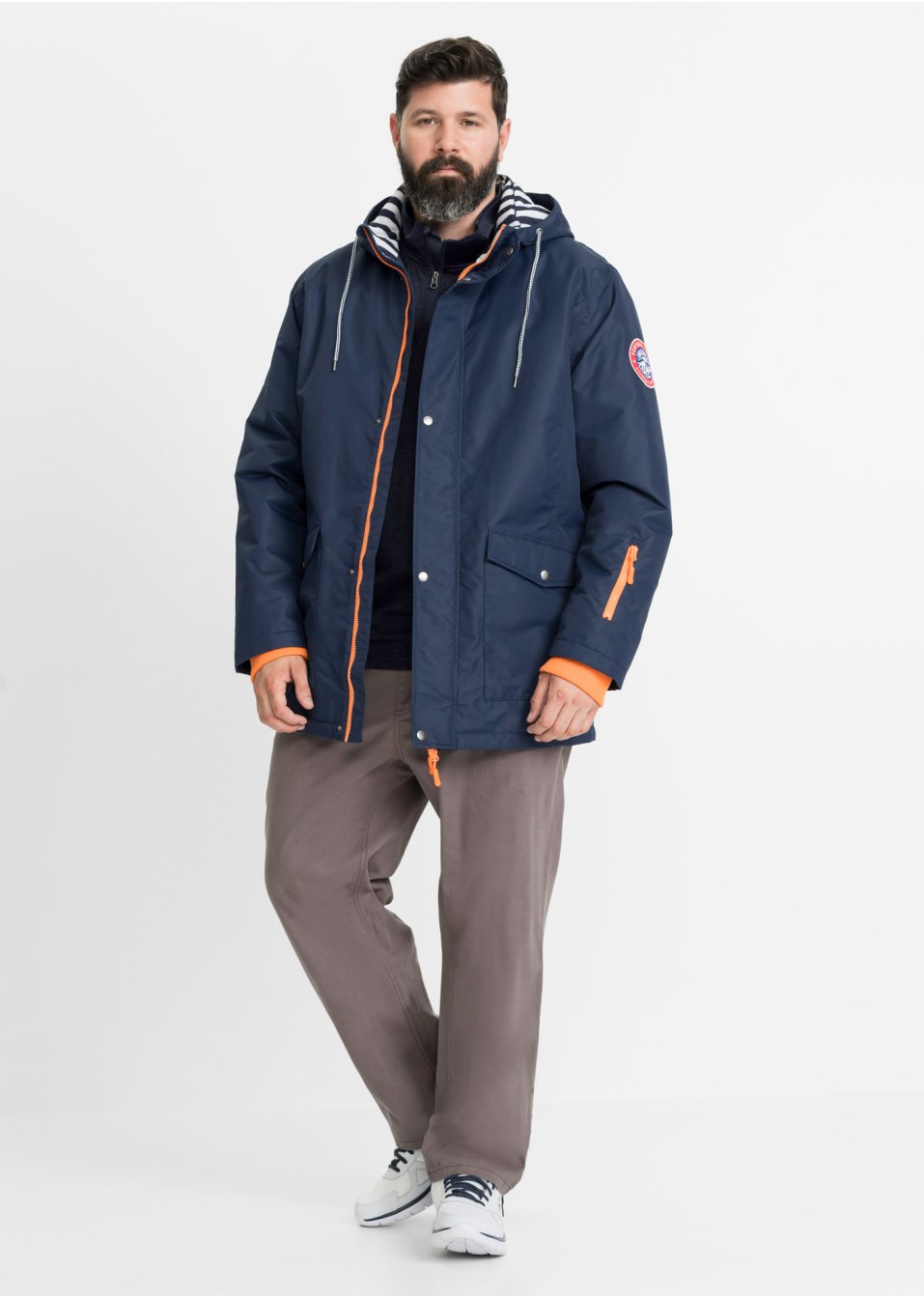 Veste outdoor fonctionnelle, imperméable, respirante, coutures étanches, coupe-vent