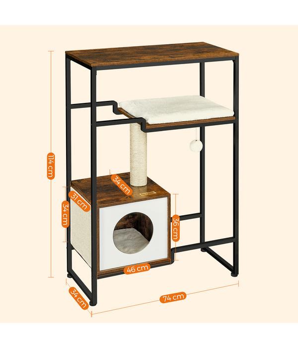 Feandrea Kratzbaum, braun, ca. B74/H114/T34 cm