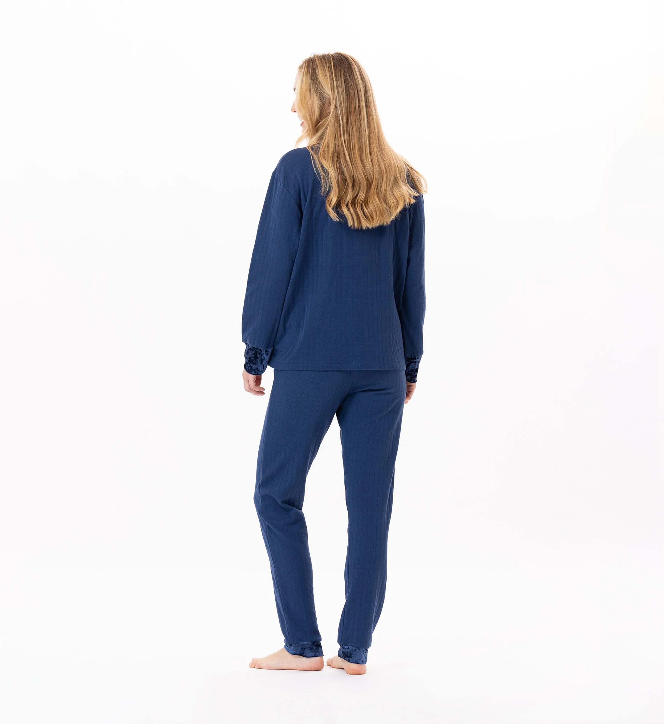 PILLOW 802 - Pyjama en jersey matelassé | Bleu