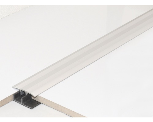 SKANDOR overgangsprofiel, zilver geanodiseerd, inclusief cliprail, 11x34x900 mm