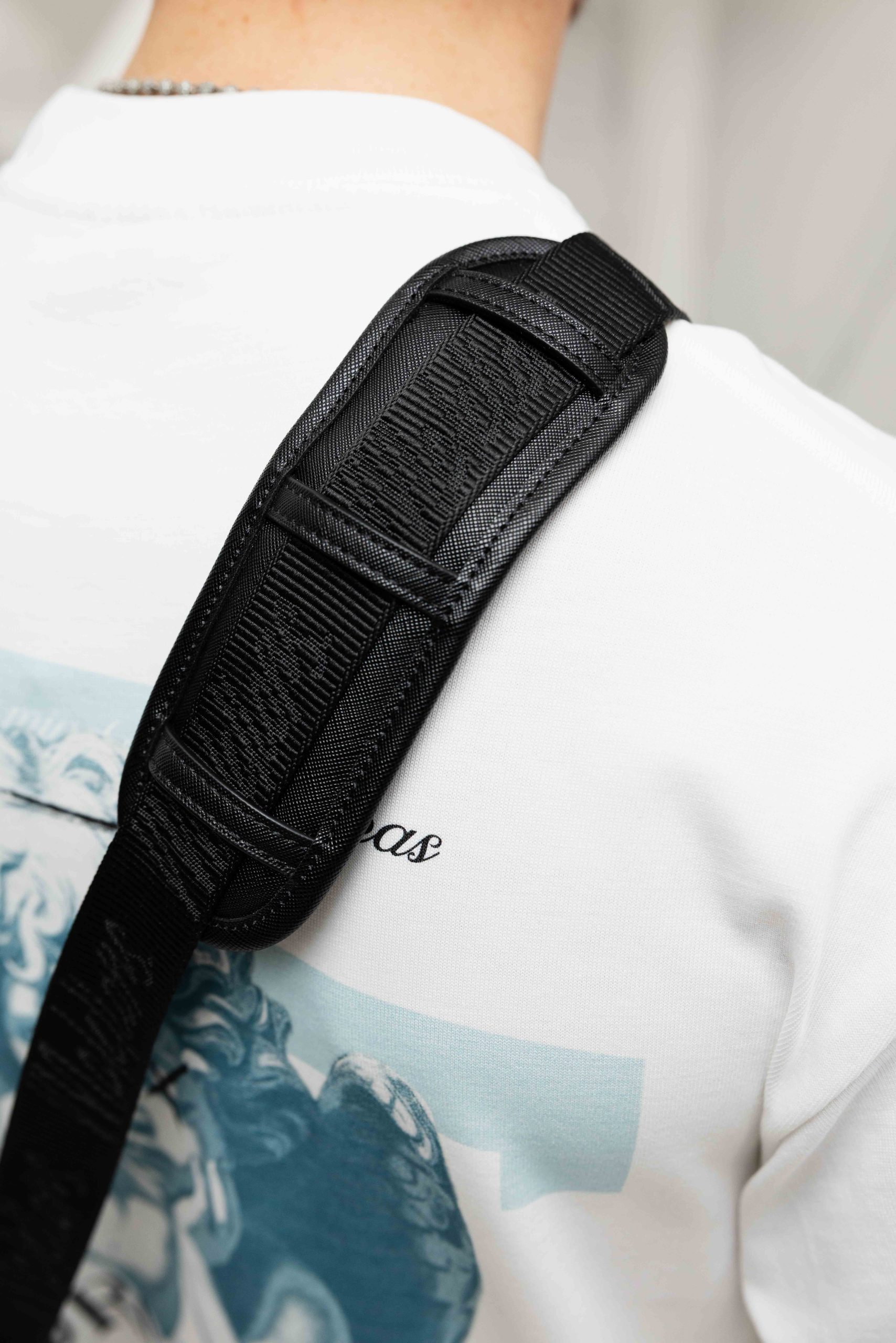 Malelions Monogram Messenger Schoudertas Zwart