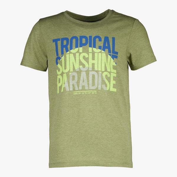 Unsigned  kinder T-shirt met teksopdruk