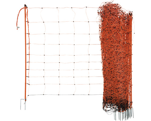 Ovi Net 50 m 90 cm dubbele spike oranje