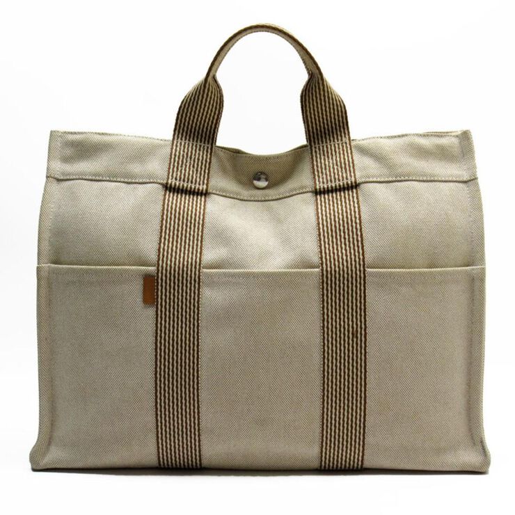 Hermès Vintage Hermès Handbag Beige
