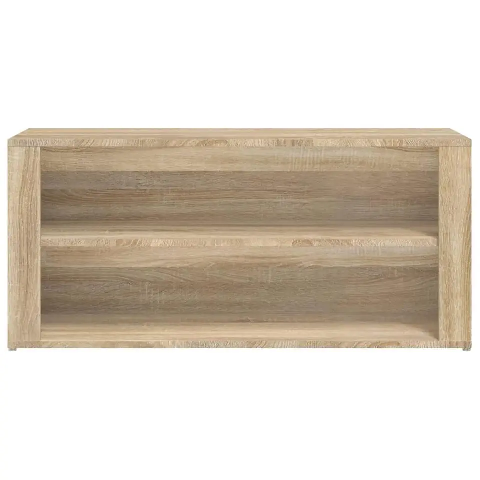 vidaXL - Schoenenrek - Bruin - Bewerkt hout