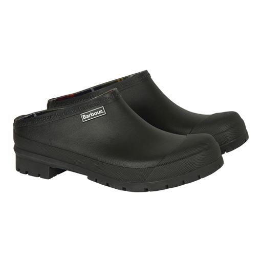 Barbour Quinn Clogs, Black, 45