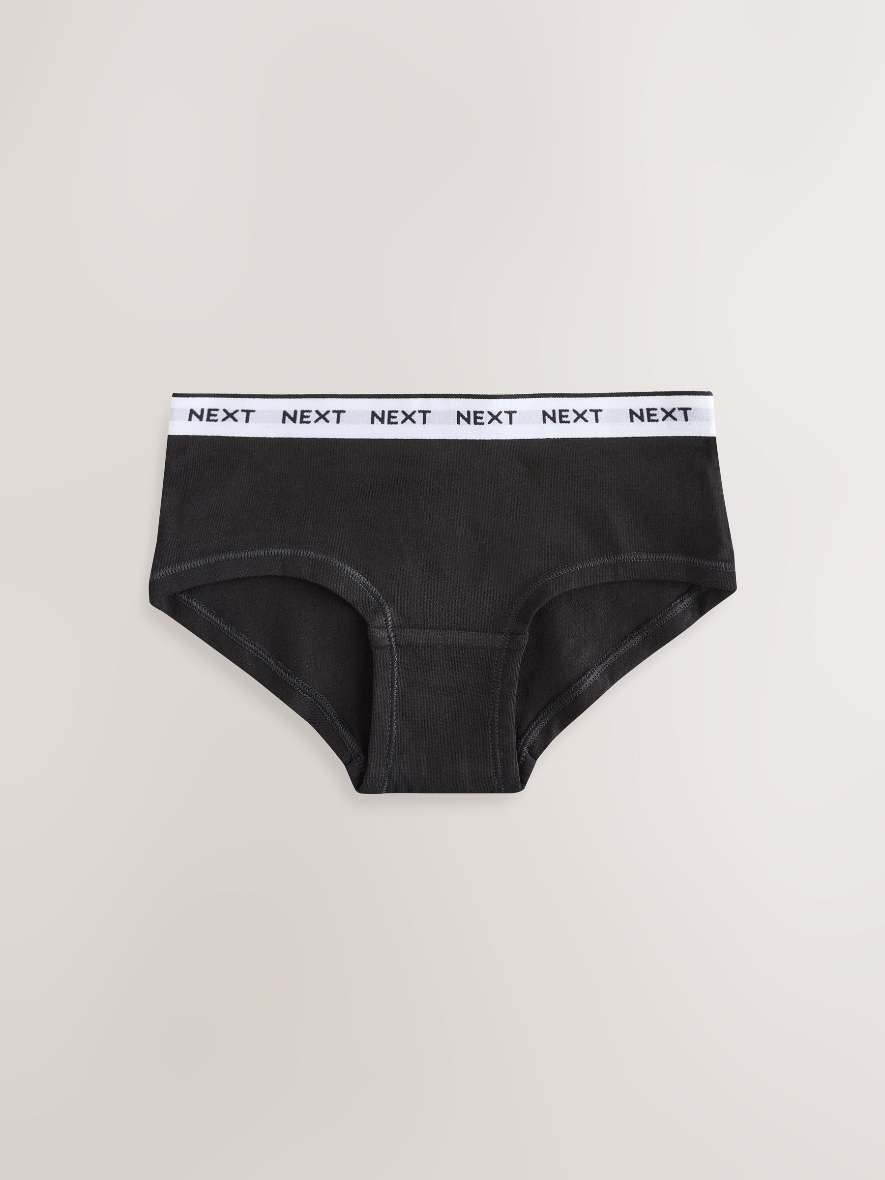 Zwart/grijs/wit - Verpakking van 7 hipsters (2 - 16 jr)