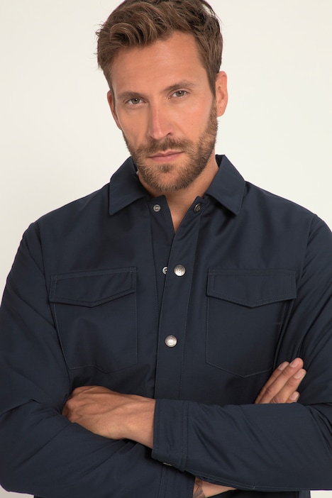 Overshirt, Outdoor, Knopfleiste, gefüttert