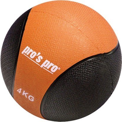 Medizinball 4 kg schwarz/orange