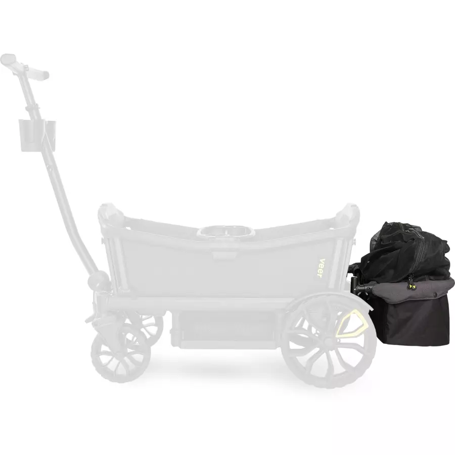 Veer Hecktasche dunkelgrauschwarz
