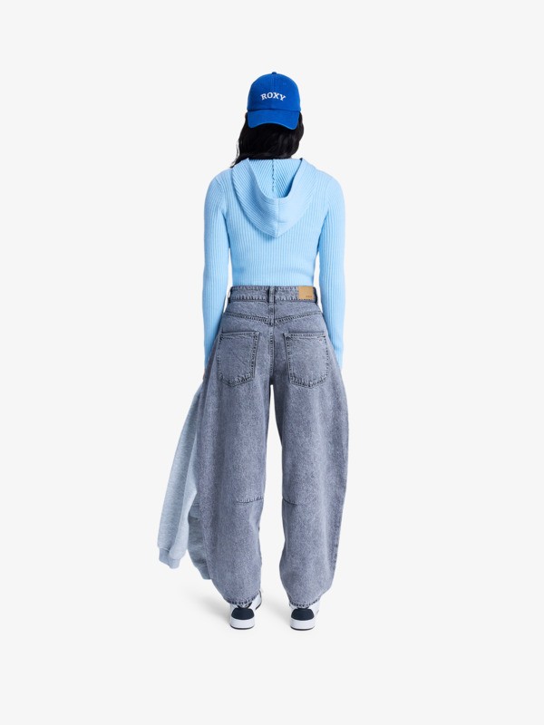 Barreled Babe High Lava Jeans barrel fit Noir Femme
