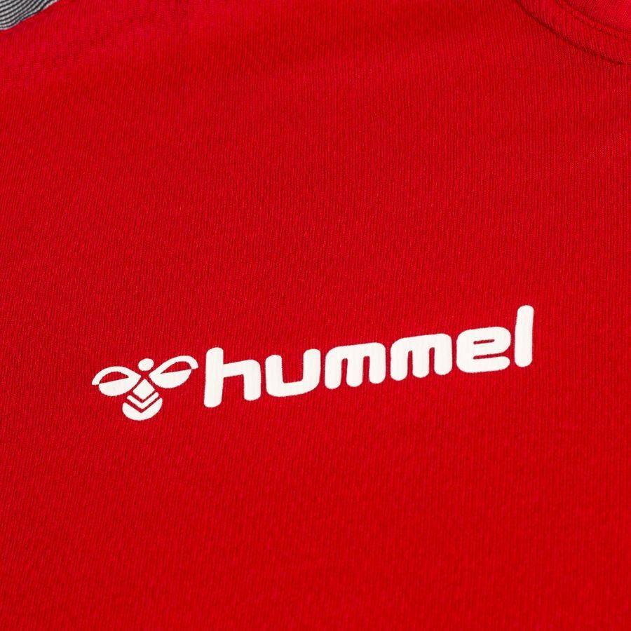 Hummel Maillot Authentic Poly - Rouge/Blanc