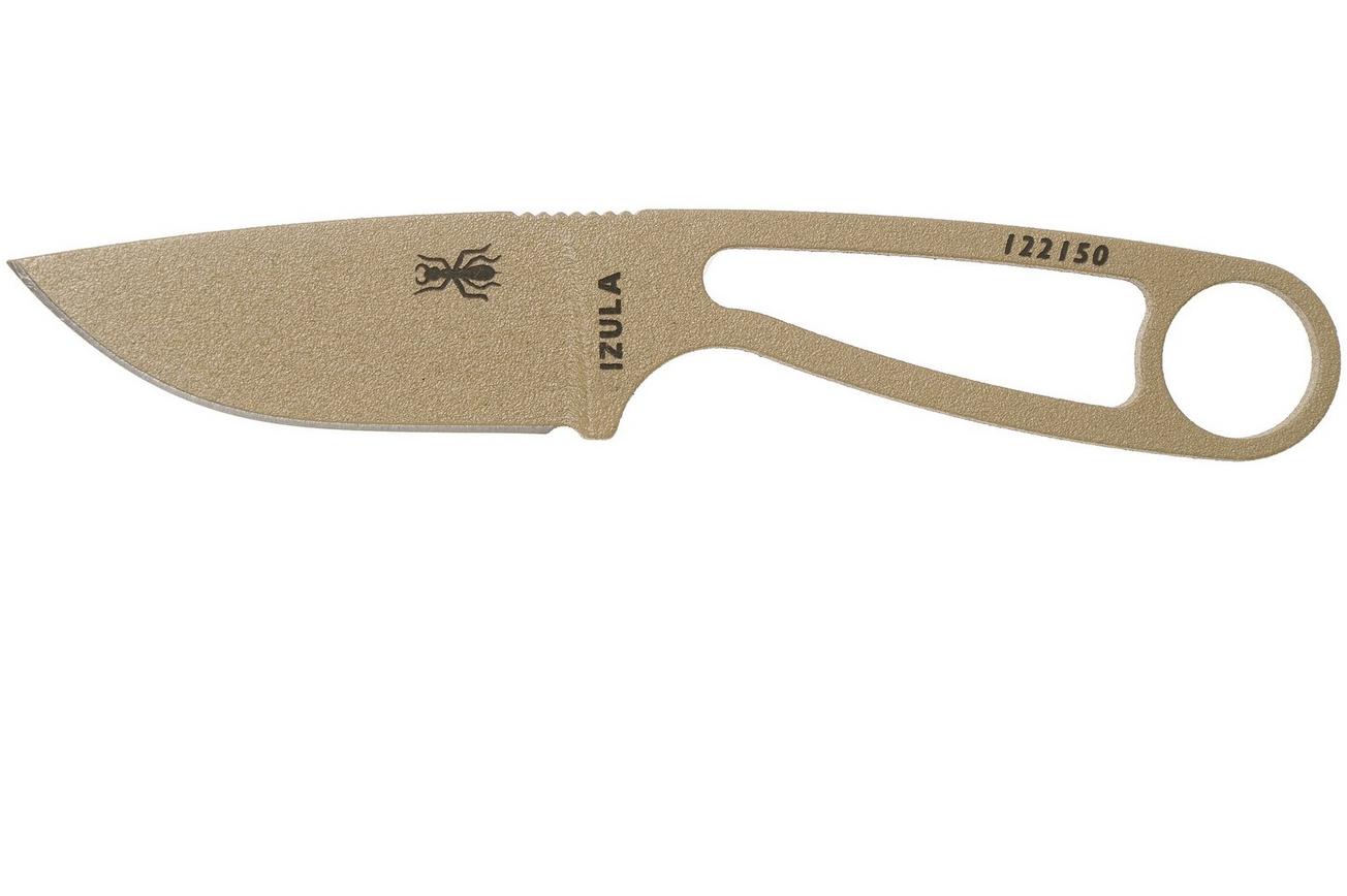 ESEE Izula Dark Earth IZULA-DE-KIT, survivalkit met schede en firesteel