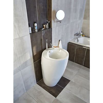 Carrelage sol blanc Dourtio 30 x 60 cm
