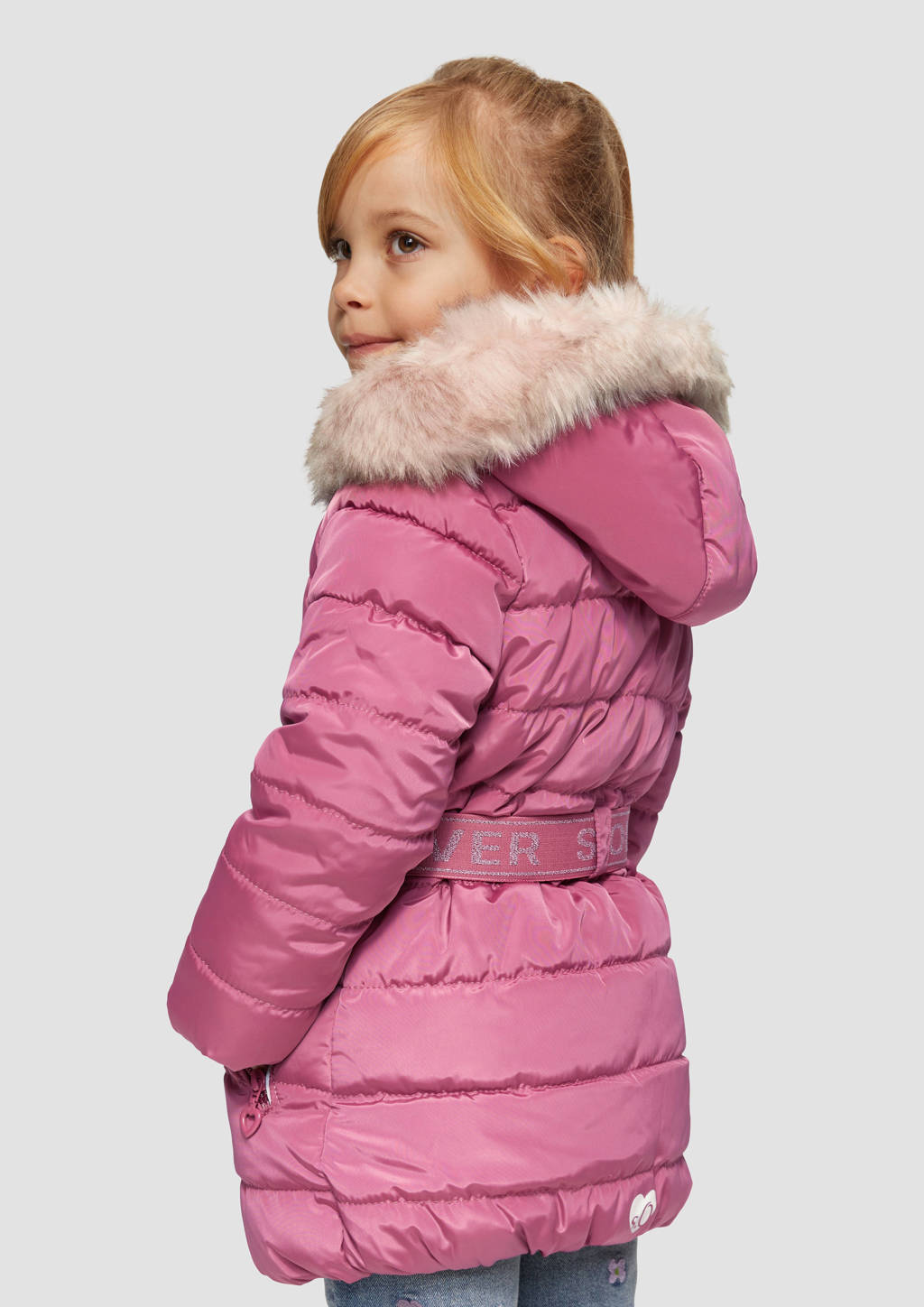 s.Oliver gewatteerde winterjas roze