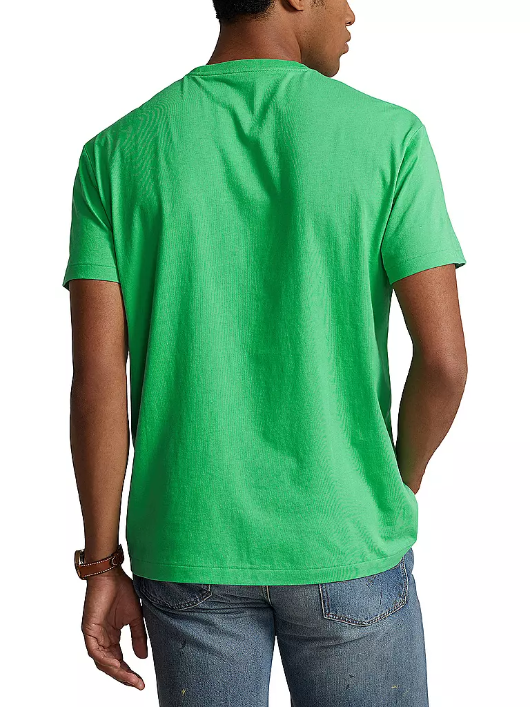 POLO RALPH LAUREN T-Shirt Custom Slim Fit grün