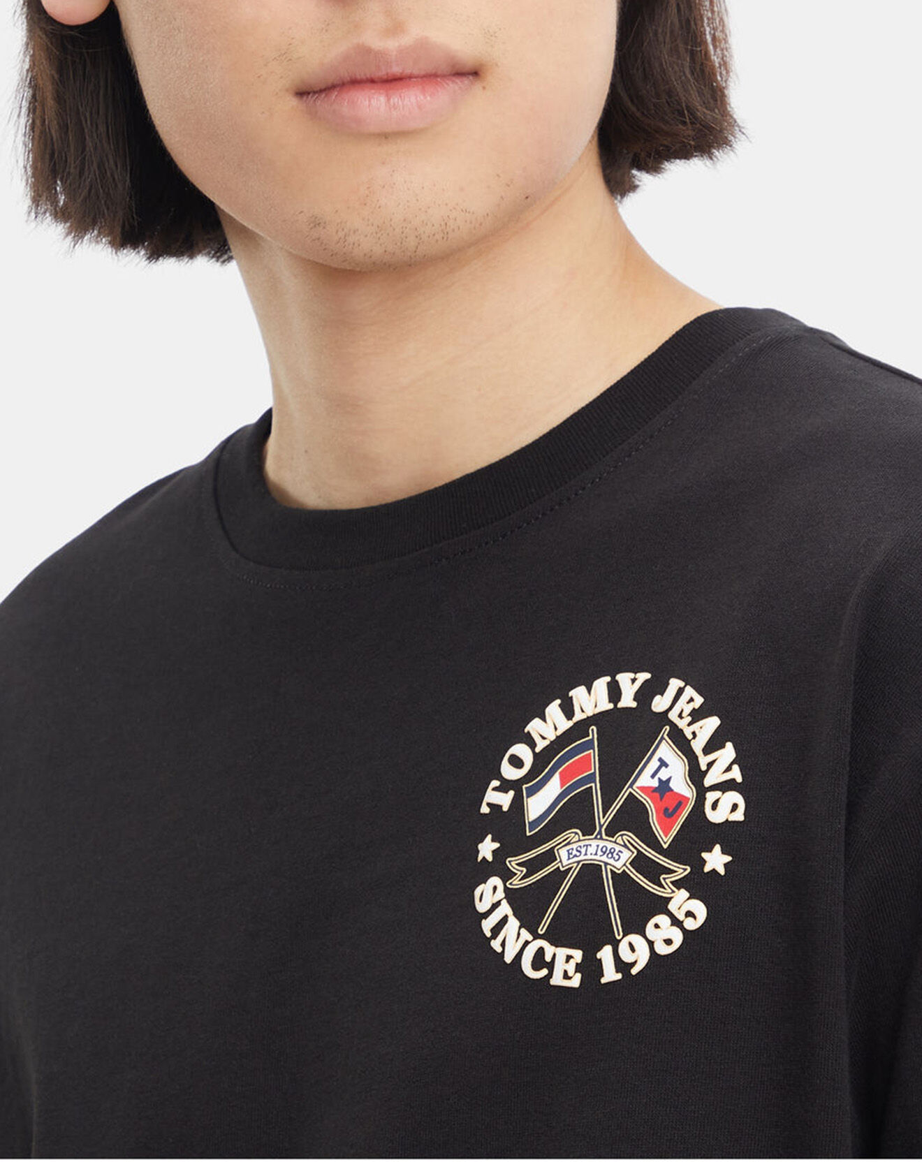 Tommy Jeans T-Shirt Modern Prep logo noir