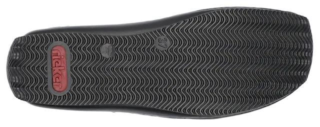 Rieker Slipper  Halbschuh, Freizeitschuh mit Reissverschluss für einfacheres Schlupfen