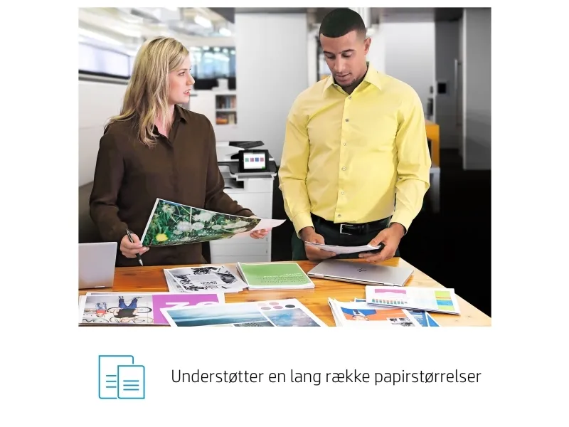 HP LaserJet Enterprise Flow MFP M776z - Multifunktionsprinter - farve - laser - 297 x 864 mm (original) - A3/Ledger (medie) - op til 46 spm (kopiering) - op til 46 spm (udskriver) - 2300 ark - 33.6 Kbps - USB 2.0, Gigabit LAN, Wi-Fi(n), USB 2.0 vært