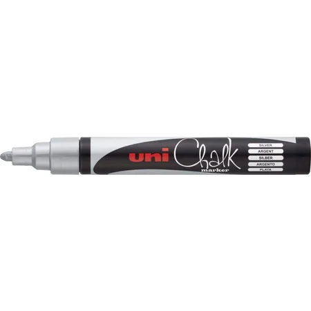 uni-ball Kreidemarker silber UNI PWE-5M