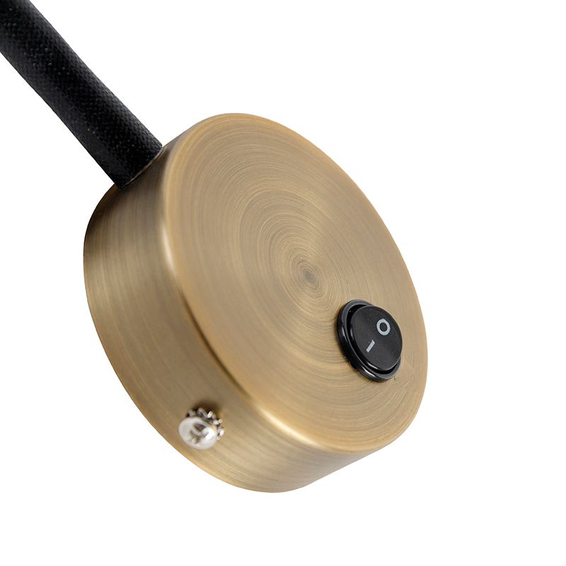 Wandlamp brons met flexarm - Karin flex