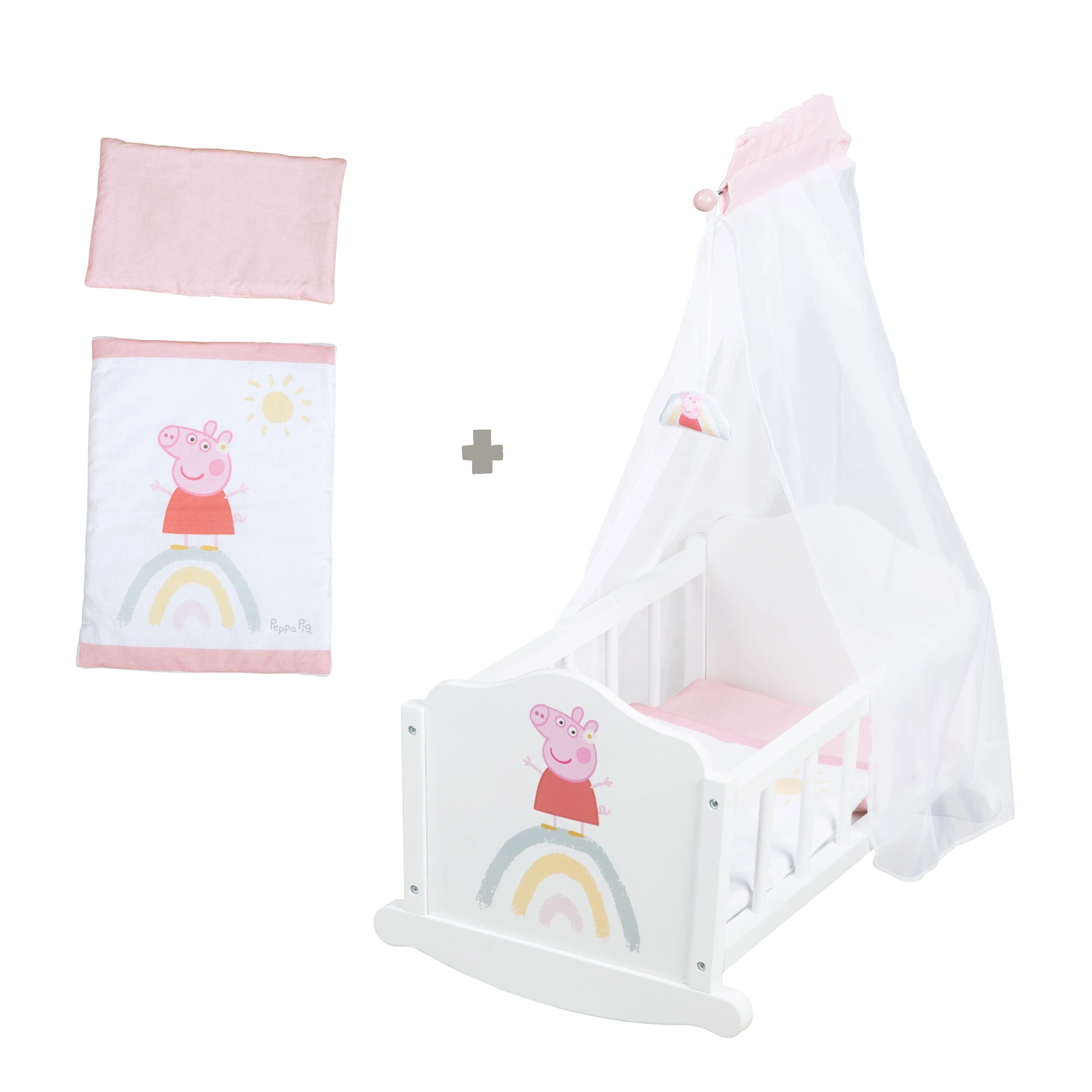 Puppenwiege PEPPA PIG