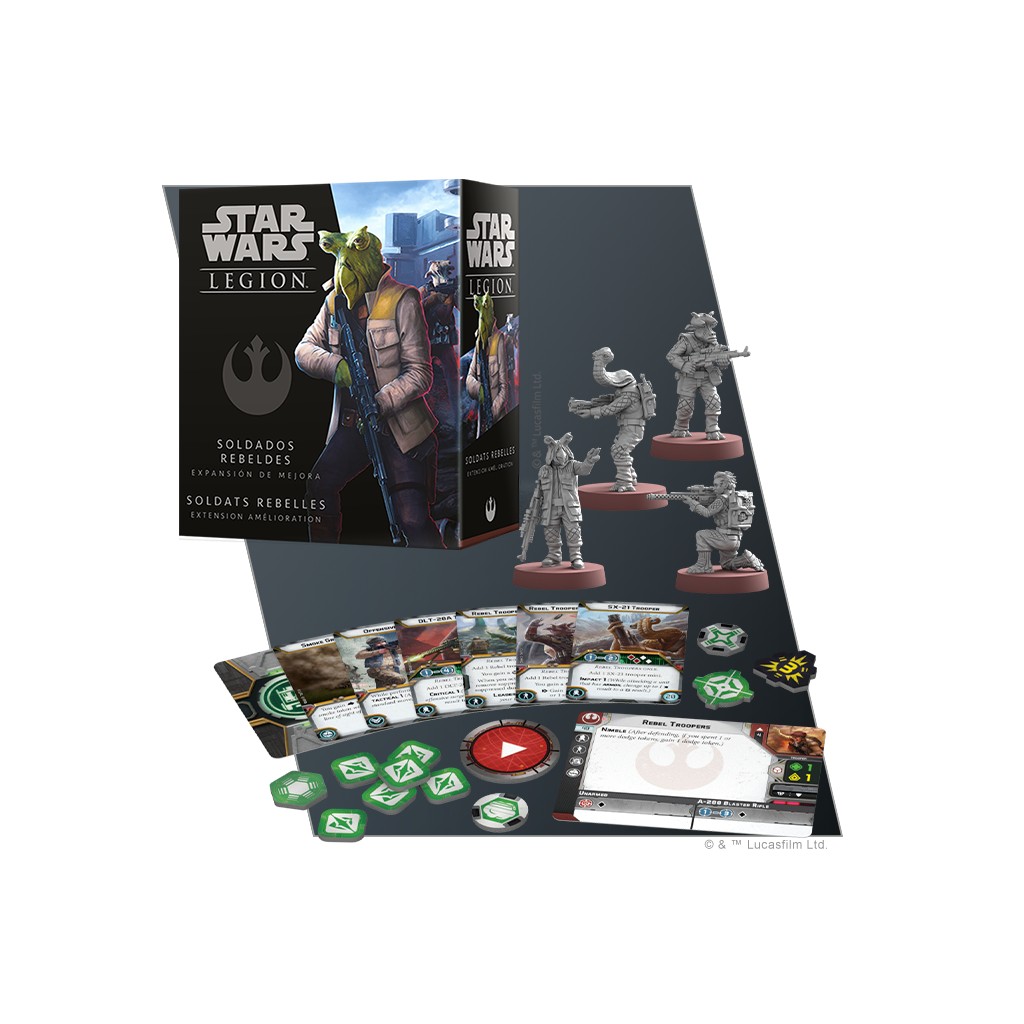 Star Wars : Légion - Soldats Rebelles - Extension Amélioration