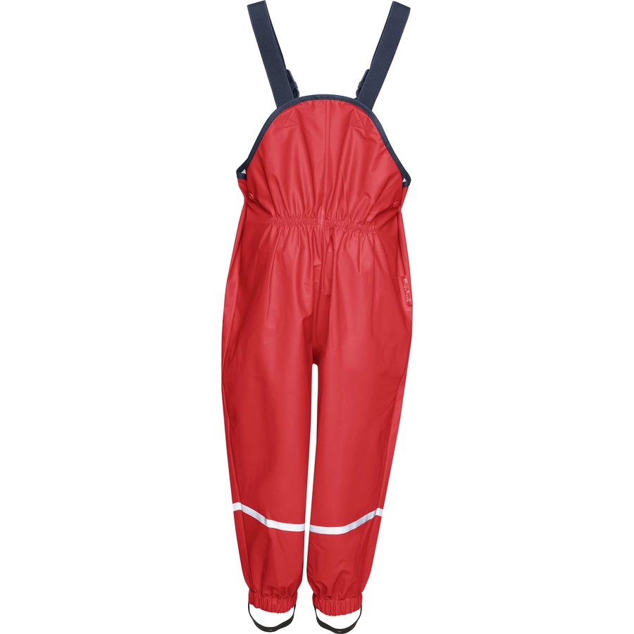 Playshoes Regenhose rot mit Textilfutter