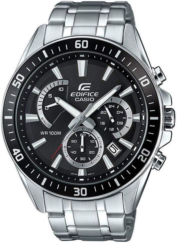 Casio Edifice EFR 552D 1AVUEF Herenhorloge 45 Zilverkleurig