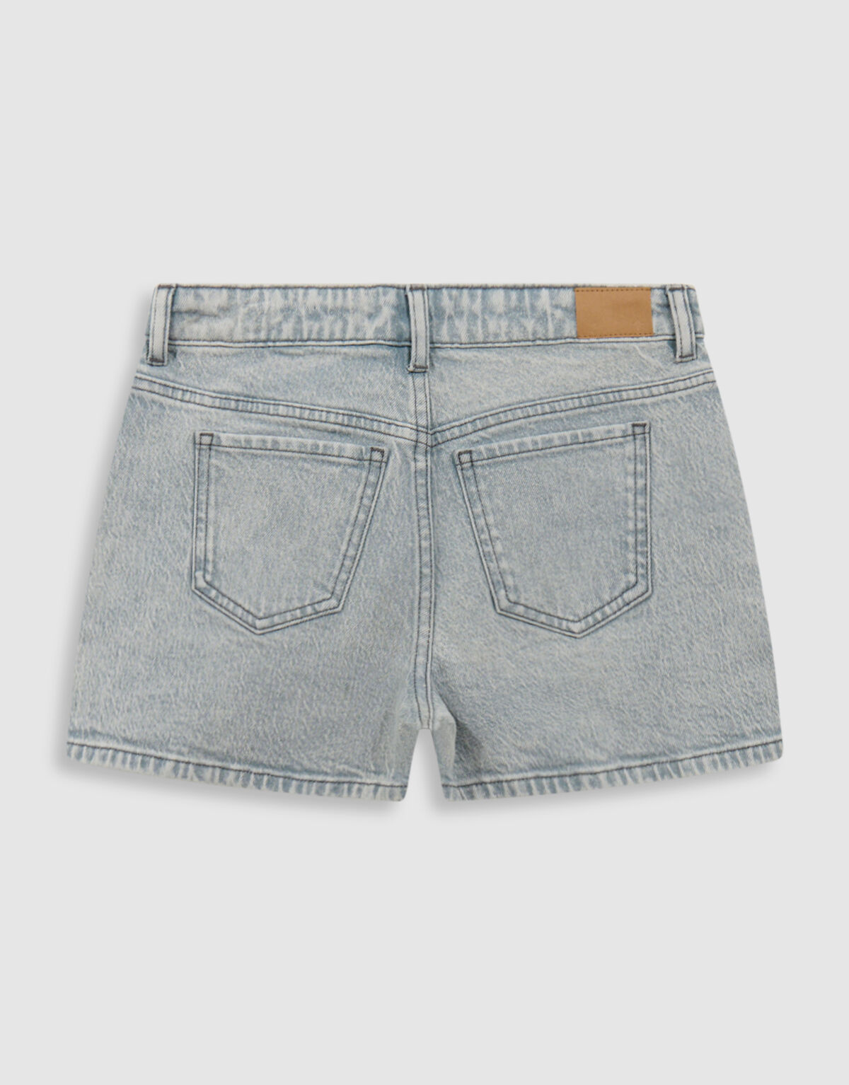 Strass Short Grijs