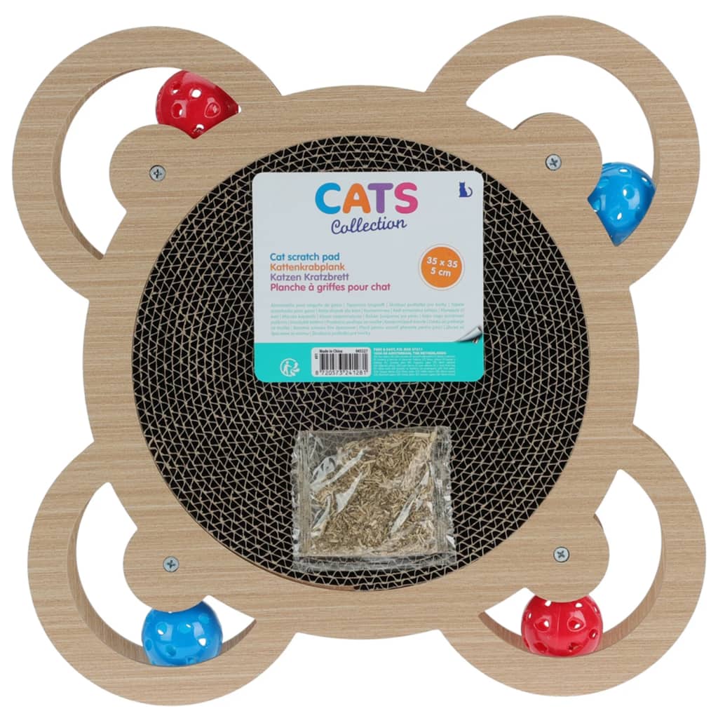 Tapis à gratter pour chat naturel 35x35x5 cm