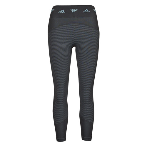 adidas Performance - STUDIO AEROKNIT 7/8 Leggings - magic grey/carbon