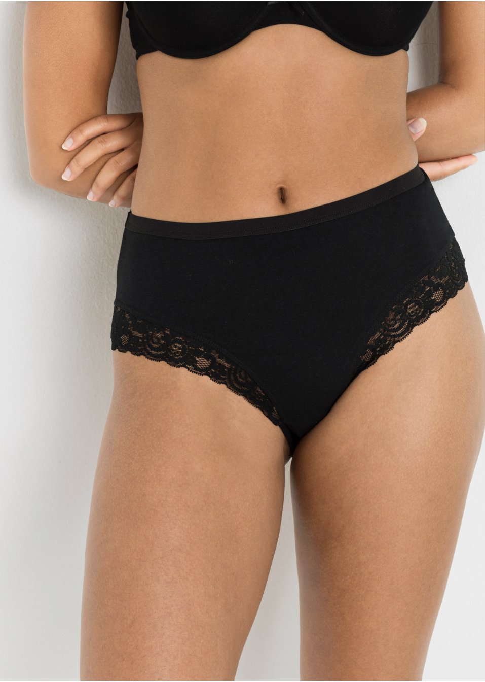 Lot de 4 slips taille haute