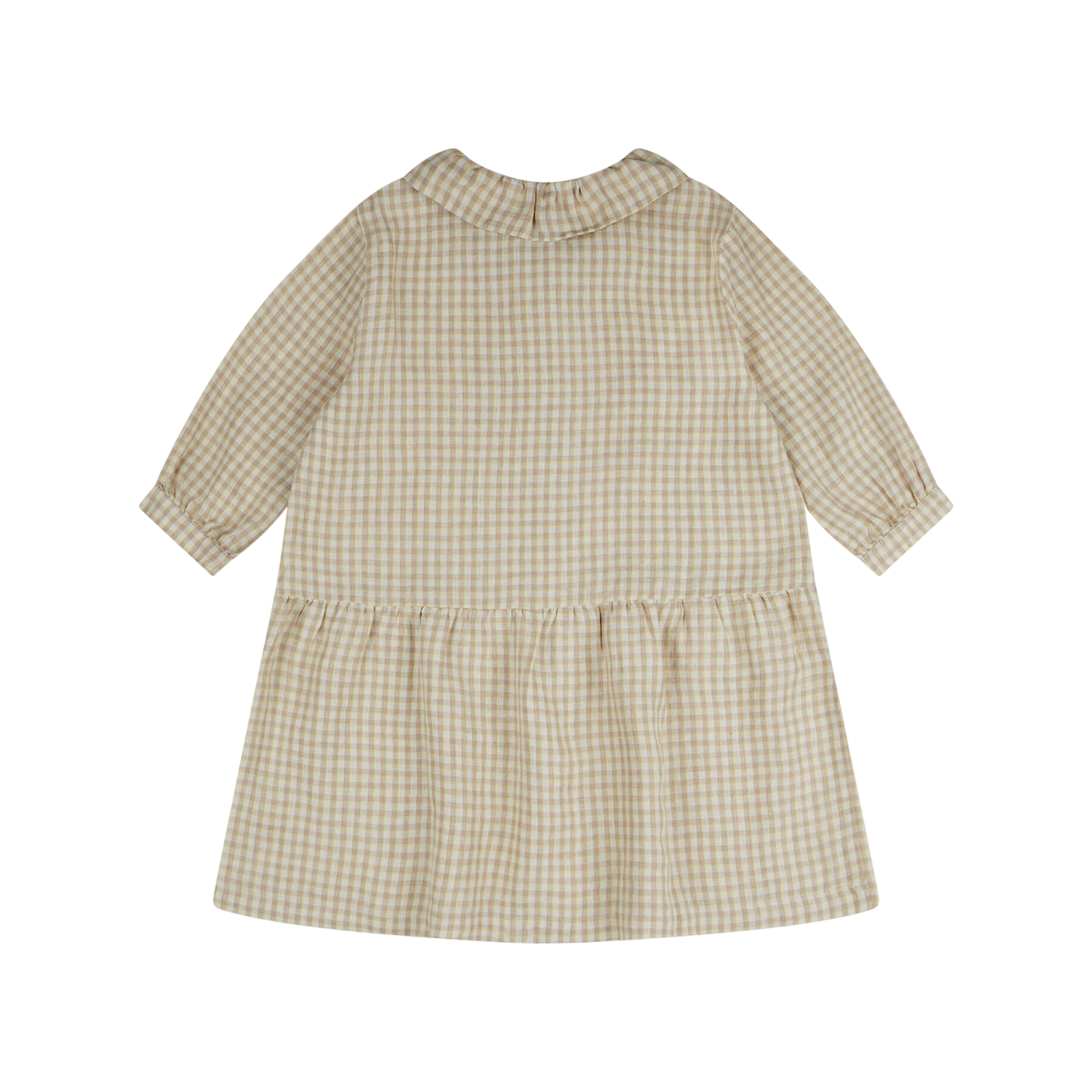Kleid Frill Collar Dijon Check