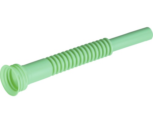 Groene HD-PE-afvoerbuis met balg voor brandstoftanks