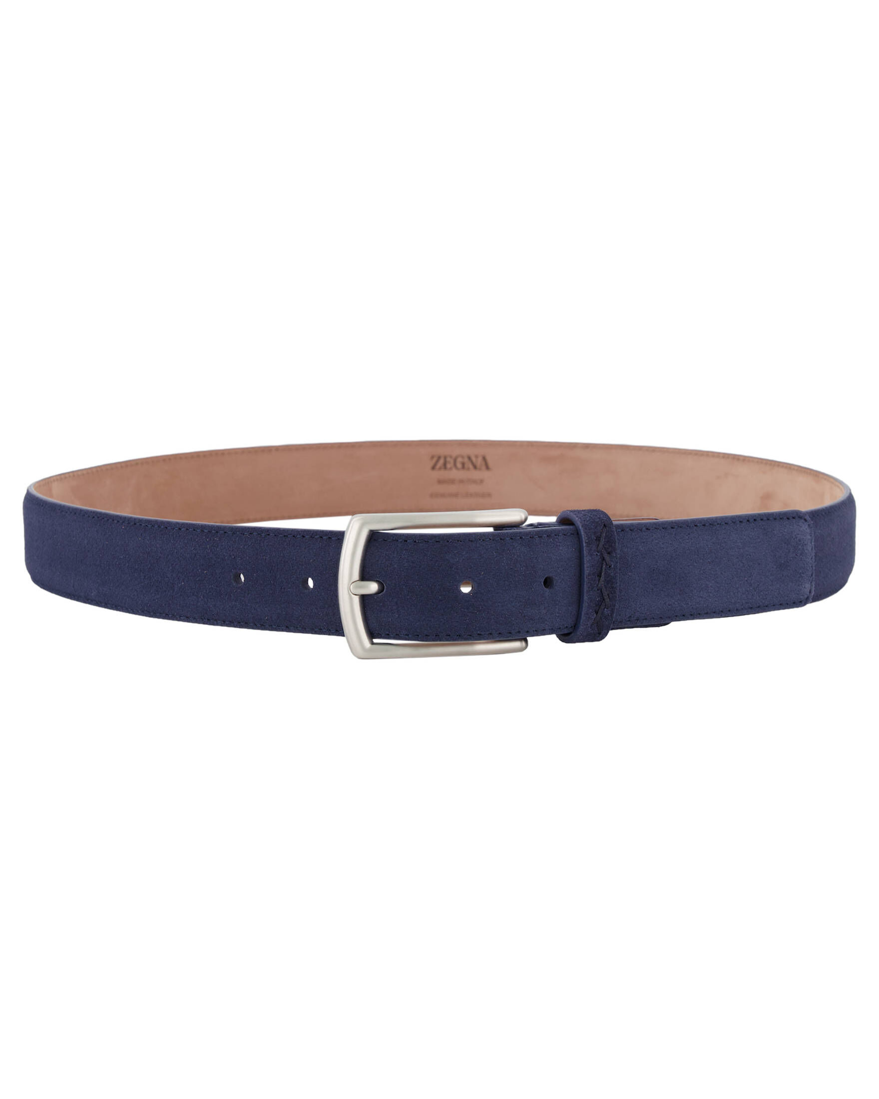 Zegna| Herren Ledergürtel TRIPLE STITCH BUCKLE SUEDE