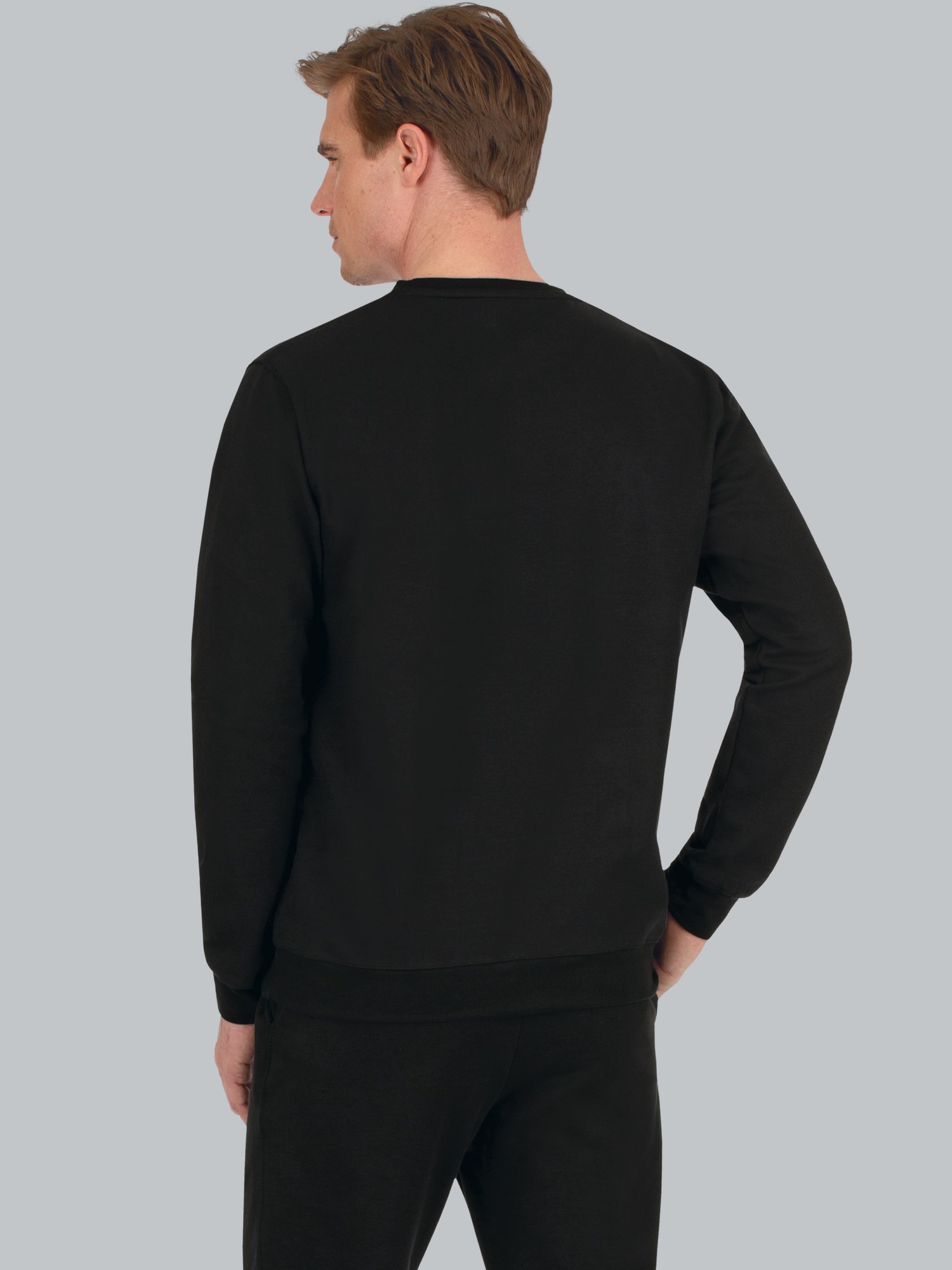 Sweatshirt aus Biobaumwolle Schwarz