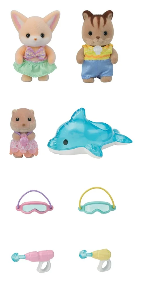 Sylvanian Families - Børnehavevenner - Badebassin Trio (5749)