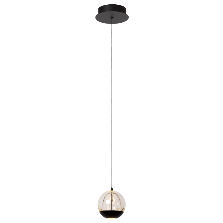 Lucide Sentubal hanglamp LED Ø14 transparant/zwart