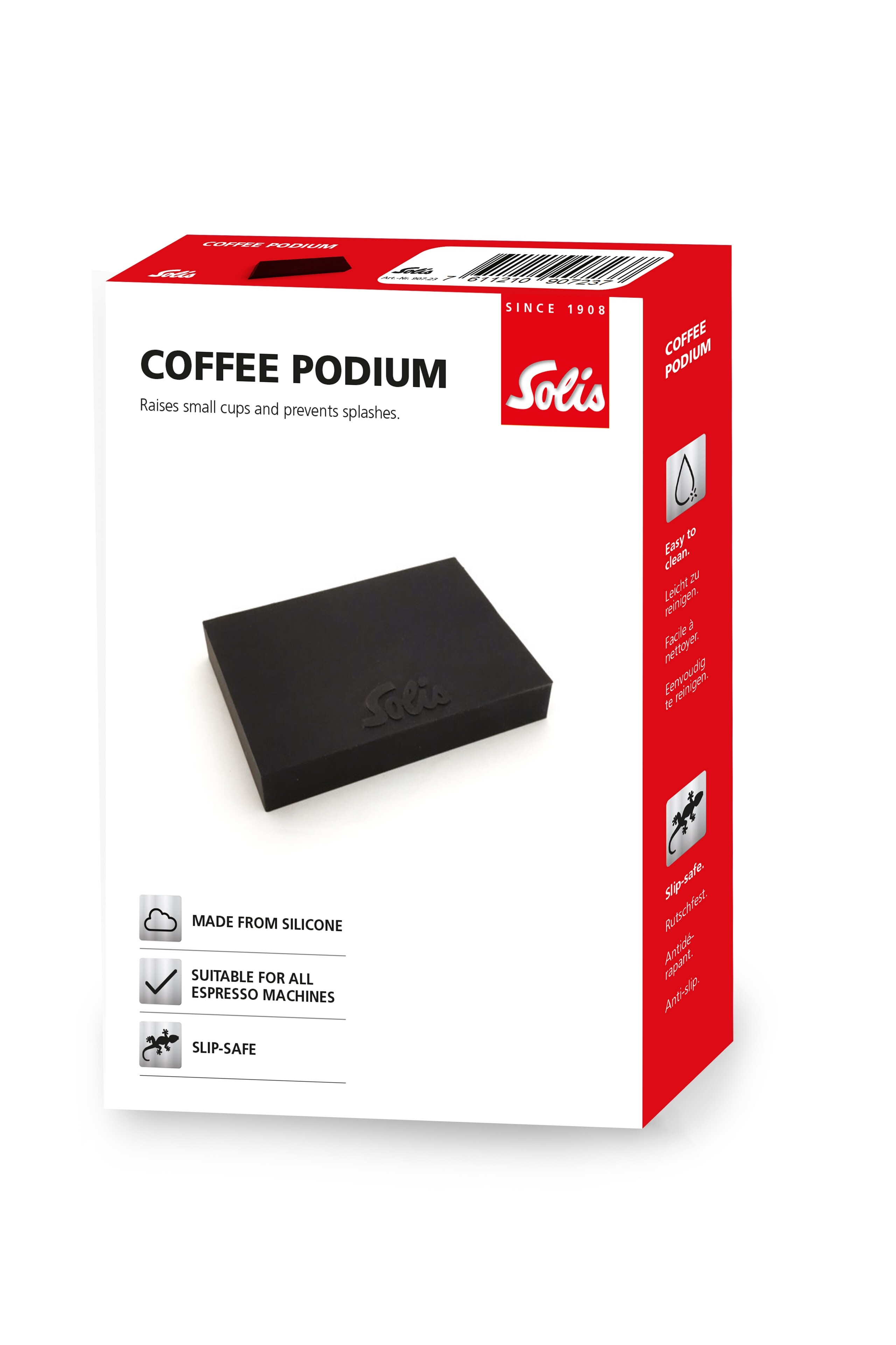 Solis Kaffee Podest, Erhöhung für Tassen, spritzfreie Kaffeeausgabe