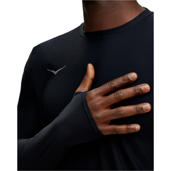 T-shirt trail HOKA ONE ONE AIROLITE RUN LONG SLEEVE BLACK