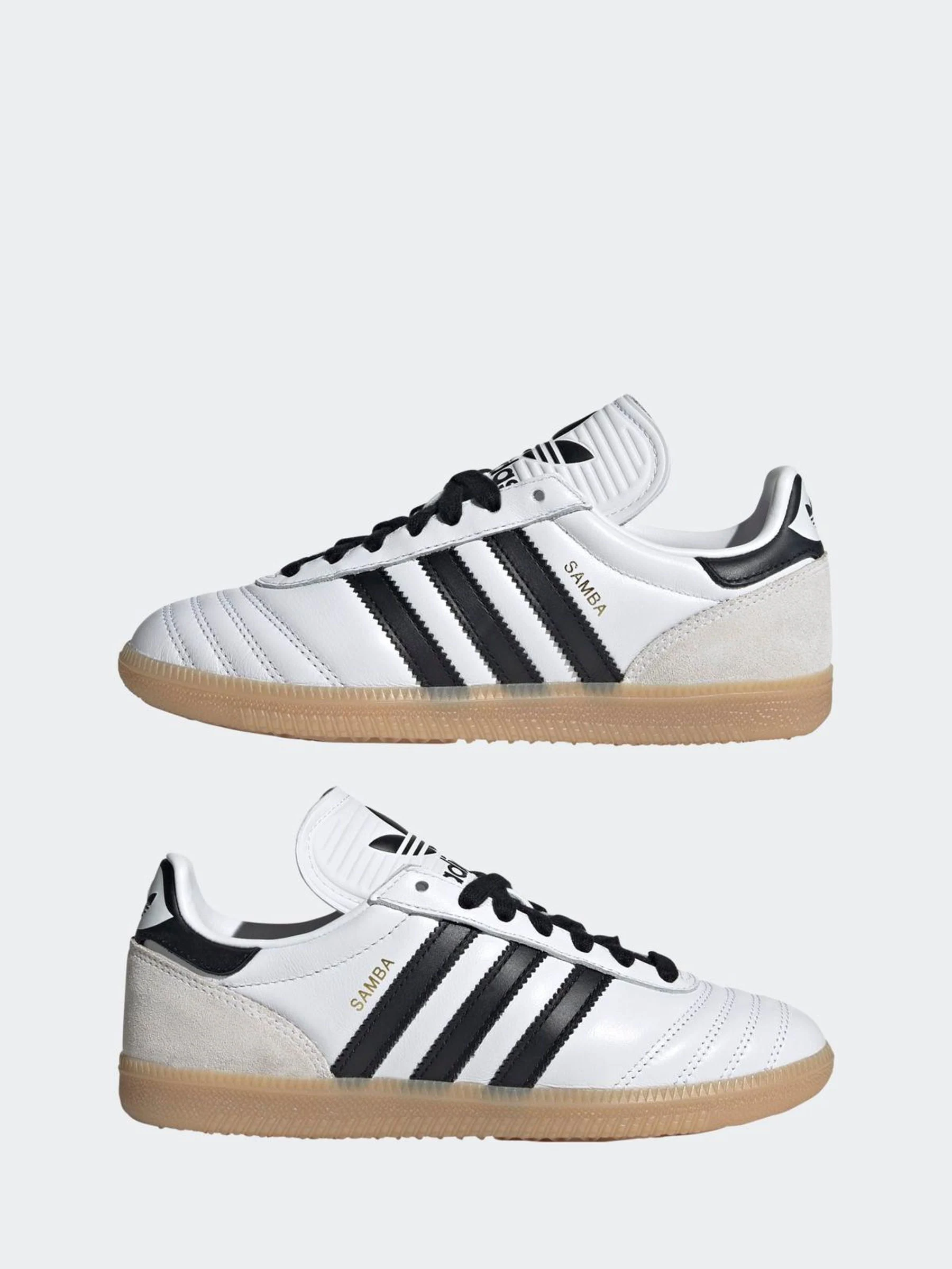 Wit/zwart - adidas Originals Samba JP Junior Trainers
