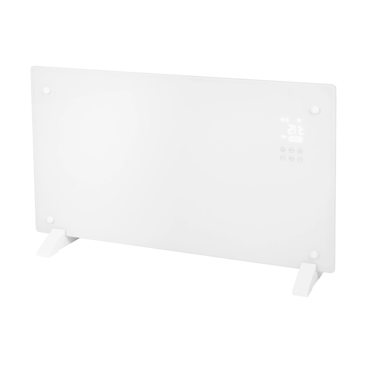 EUROM Alutherm Verre 1500 Wi-Fi Convectorkachel - 1500W - 60m3