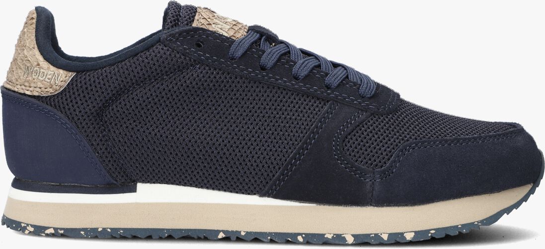 WODEN blauwe woden lage sneakers ydun icon